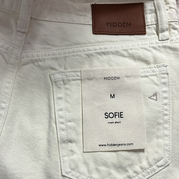 White Ripped Shorts - Picture 4 of 5